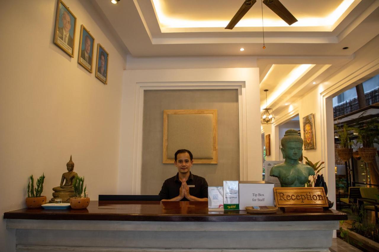 Boutique Indochine D'Angkor Hotel Siem Reap Bagian luar foto