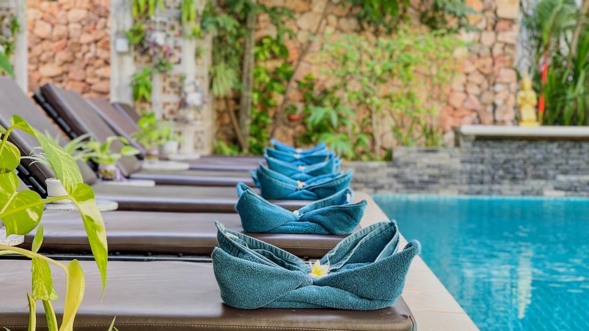 Boutique Indochine D'Angkor Hotel Siem Reap Bagian luar foto