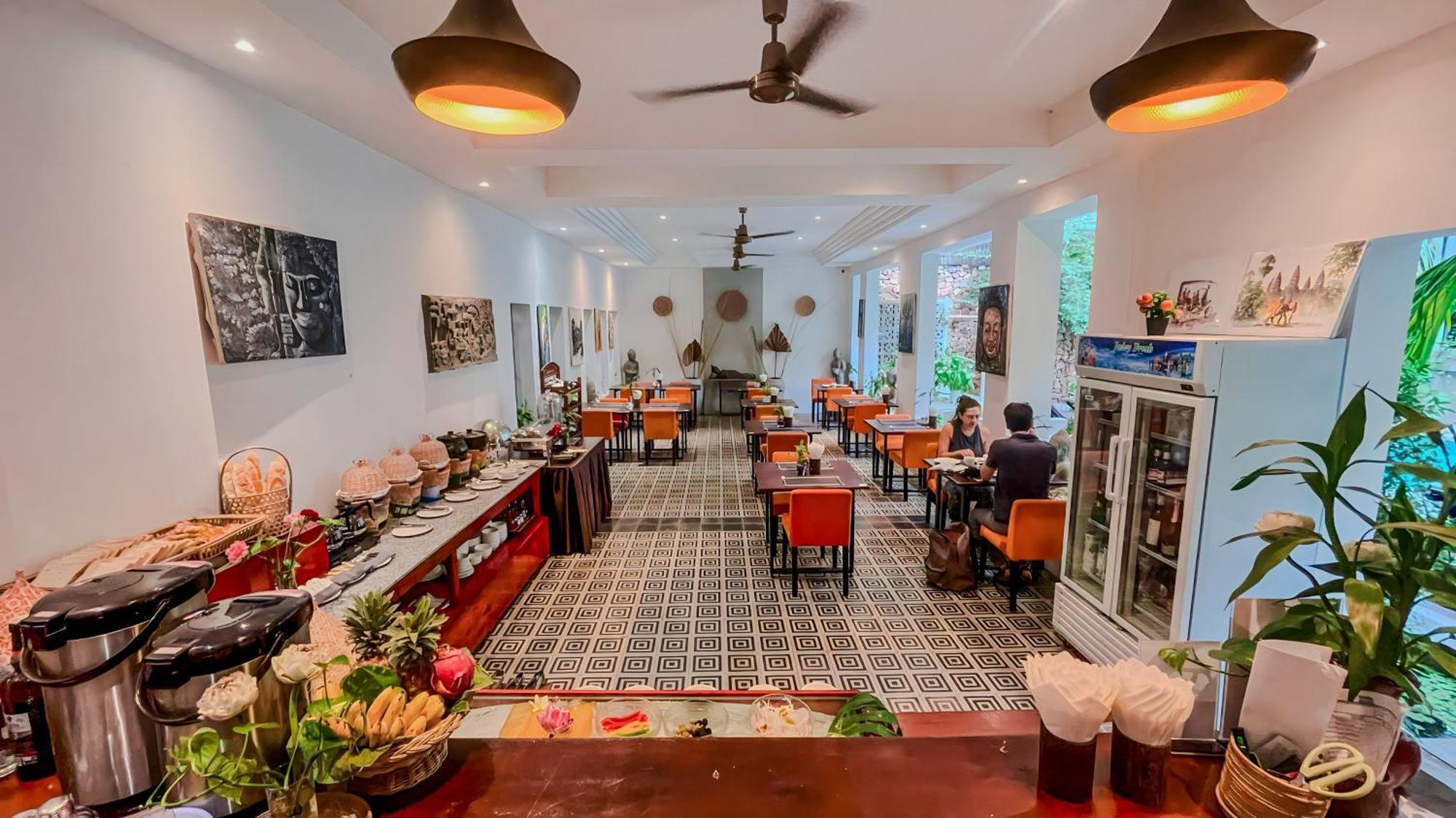 Boutique Indochine D'Angkor Hotel Siem Reap Bagian luar foto