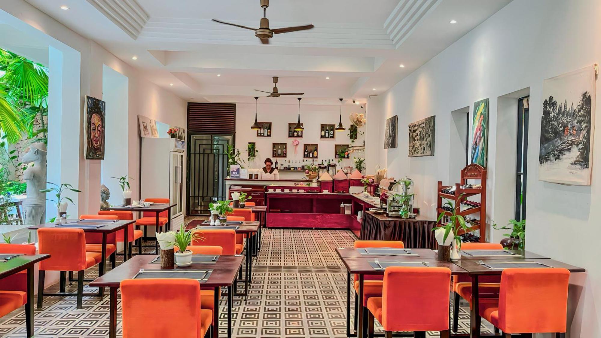 Boutique Indochine D'Angkor Hotel Siem Reap Bagian luar foto